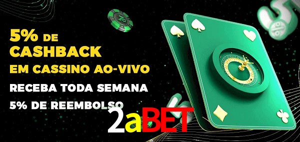 Promoções do cassino ao Vivo 2abet